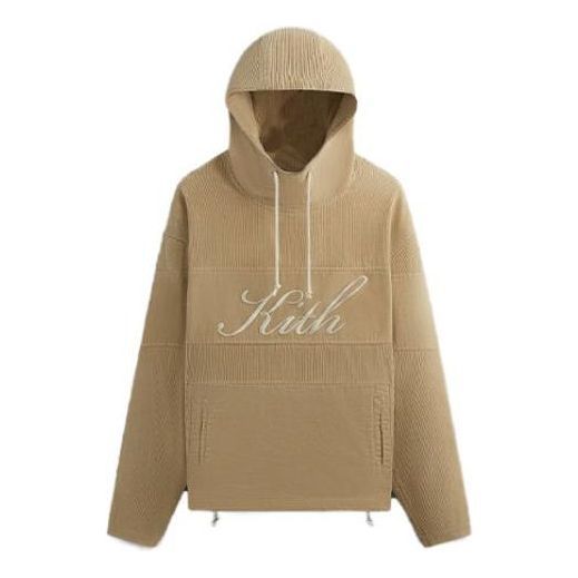 KITH Washed Corduroy Caden Hoodie 'Canvas' KHM031528-210 sold by KicksCrew
