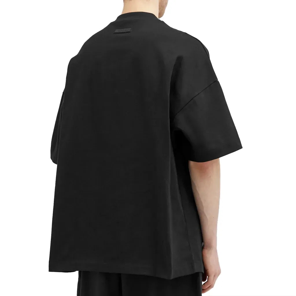 Fear of God Essentials SS24 Spring Printed Logo T-shirt 'Jet Black' 125SP242004F sold by KicksCrew product image thumbnail 2