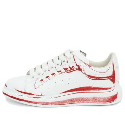 Alexander McQueen Oversized Sneaker 'White Lust Red Print' 662642WIA4Q9676 sold by KicksCrew