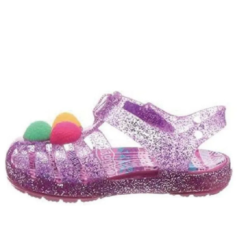 (GS) Crocs Isabella Glitter Flat Sandals 'Purple Pink' 205038-518 sold by KicksCrew