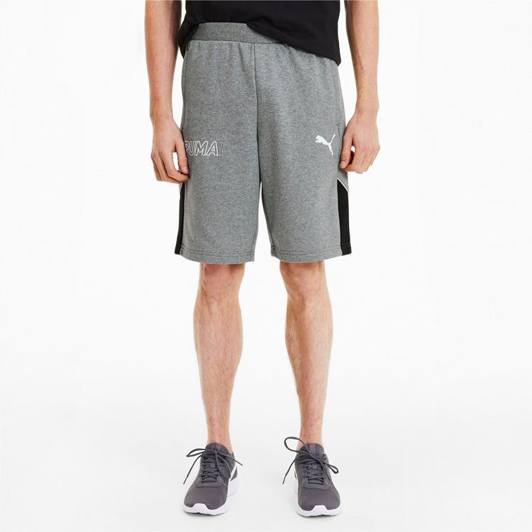 Puma Logo Shorts 'Grey' 582838-03 sold by KicksCrew product image thumbnail 3