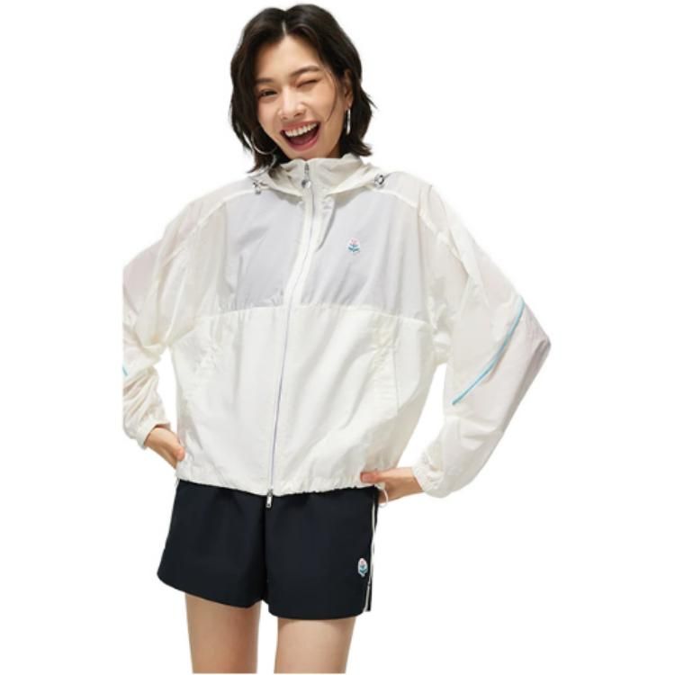 (WMNS) Li-Ning Athletics Sportswear Jacket 'White' AFDT434-6 sold by KicksCrew product image thumbnail 4