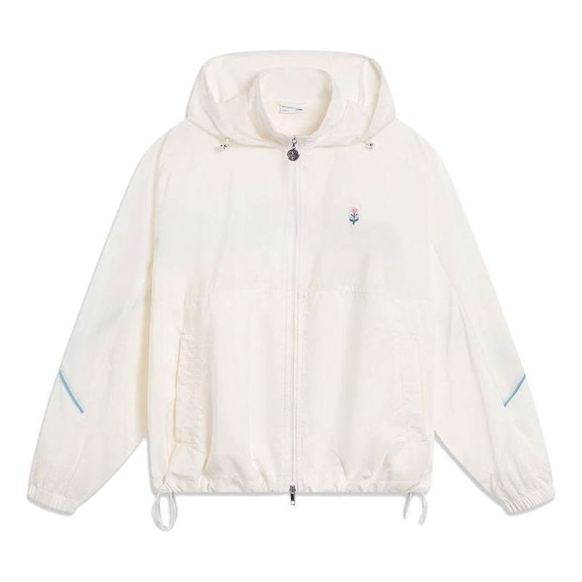 (WMNS) Li-Ning Athletics Sportswear Jacket 'White' AFDT434-6 sold by KicksCrew