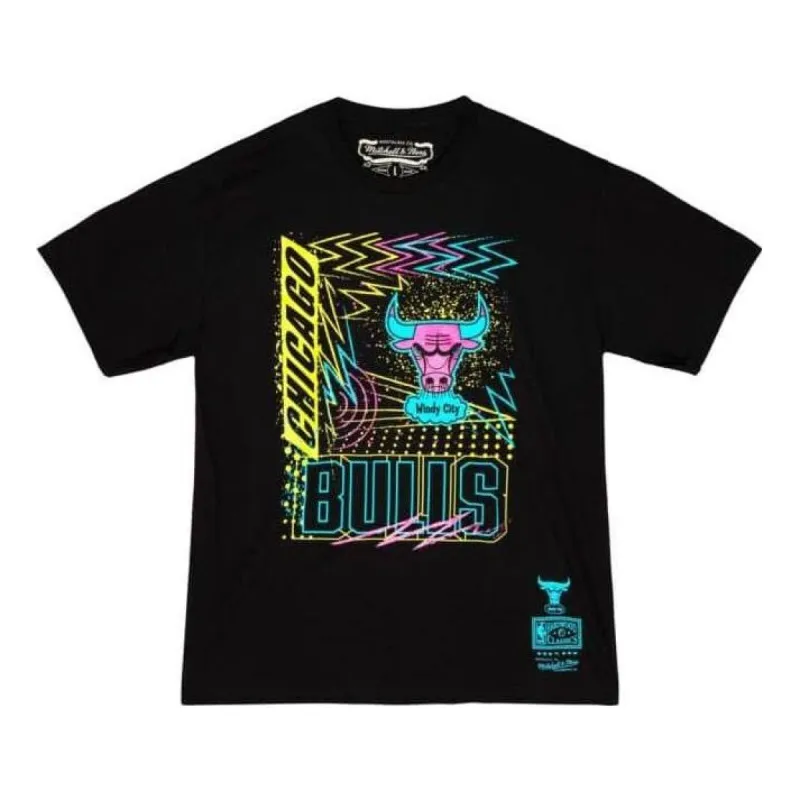 Mitchell & Ness x NBA Chicago Bulls T-shirt 'Black' BMTRDP21023-CBUBLCK sold by KicksCrew