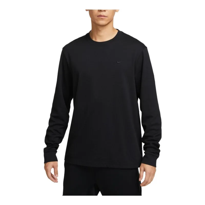 Nike Dri-FIT Primary Long Sleeve Top Asia Sizing 'Black' FB8586-010 sold by KicksCrew
