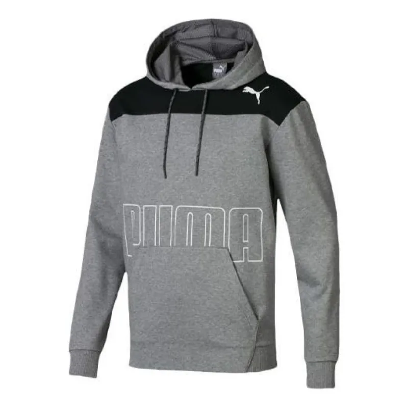 Puma Modern Logo Sports Fleece Hoodie 'Grey' 844167-03 sold by KicksCrew