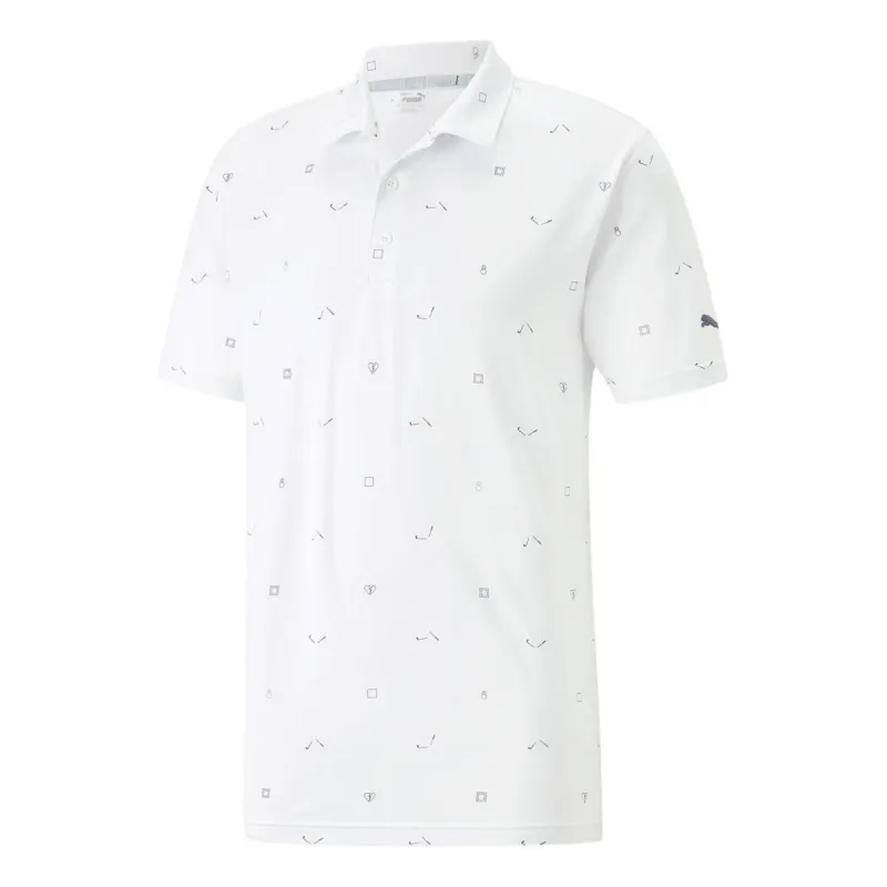 Puma Cloudspun Love Golf Polo Shirt 'White' 533855-01 sold by KicksCrew