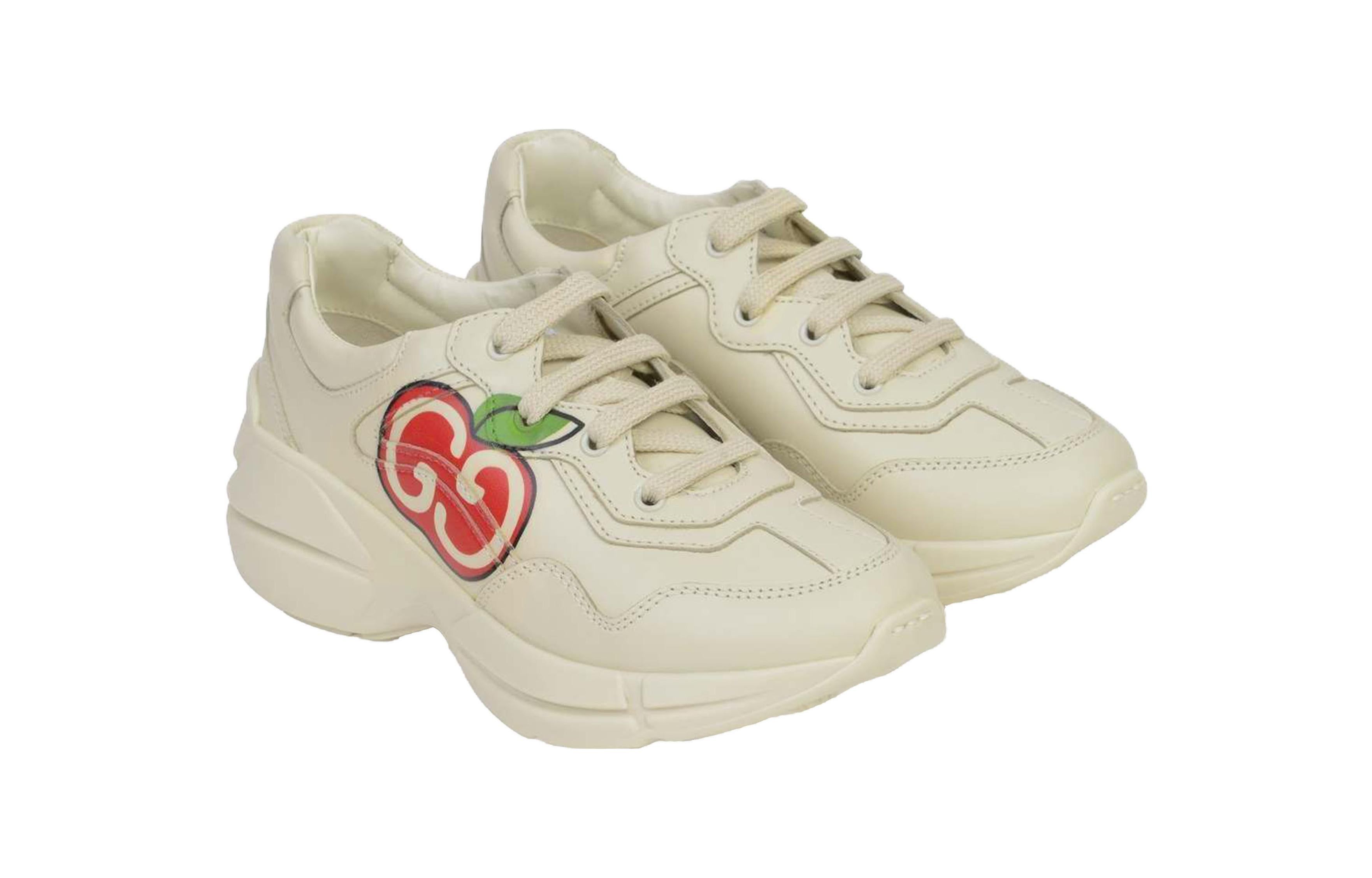 (WMNS) GUCCI Rhyton GG Sneakers 'Cream White' 611808-DRW00-9522 sold by KicksCrew product image thumbnail 3