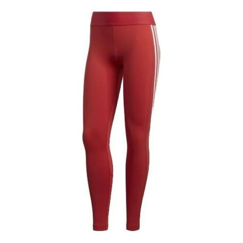 (WMNS) adidas Alphaskin 3-Stripes Long Tights 'Red White' FL2052 sold by KicksCrew