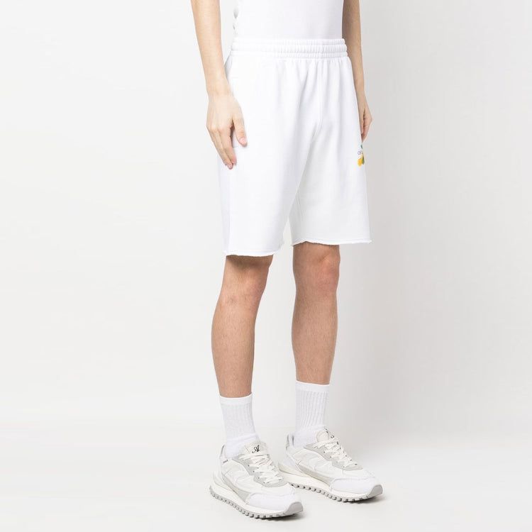 Off-White Brush Arrows Raw-Cut Shorts 'White' OMCI006S23FLE0020184 sold by KicksCrew product image thumbnail 3