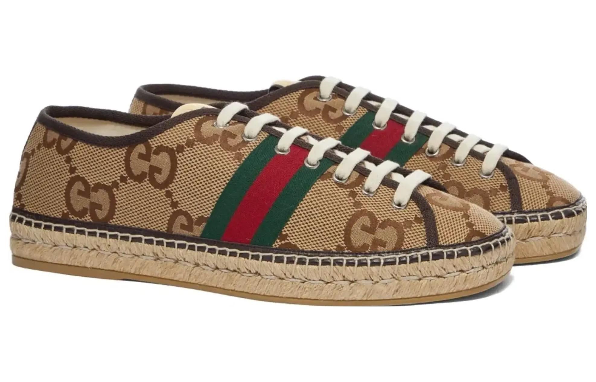 Gucci Maxi GG Espadrilles 'Camel Ebony' 675170-UKOC0-2596 sold by KicksCrew product image thumbnail 2