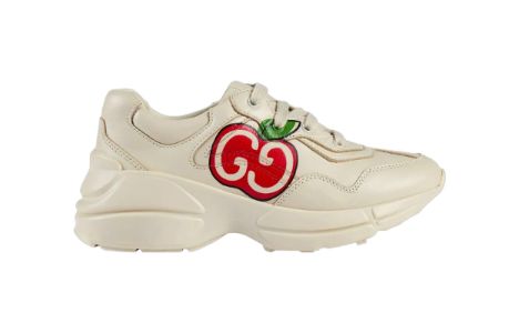 (WMNS) GUCCI Rhyton GG Sneakers 'Cream White' 611808-DRW00-9522 sold by KicksCrew