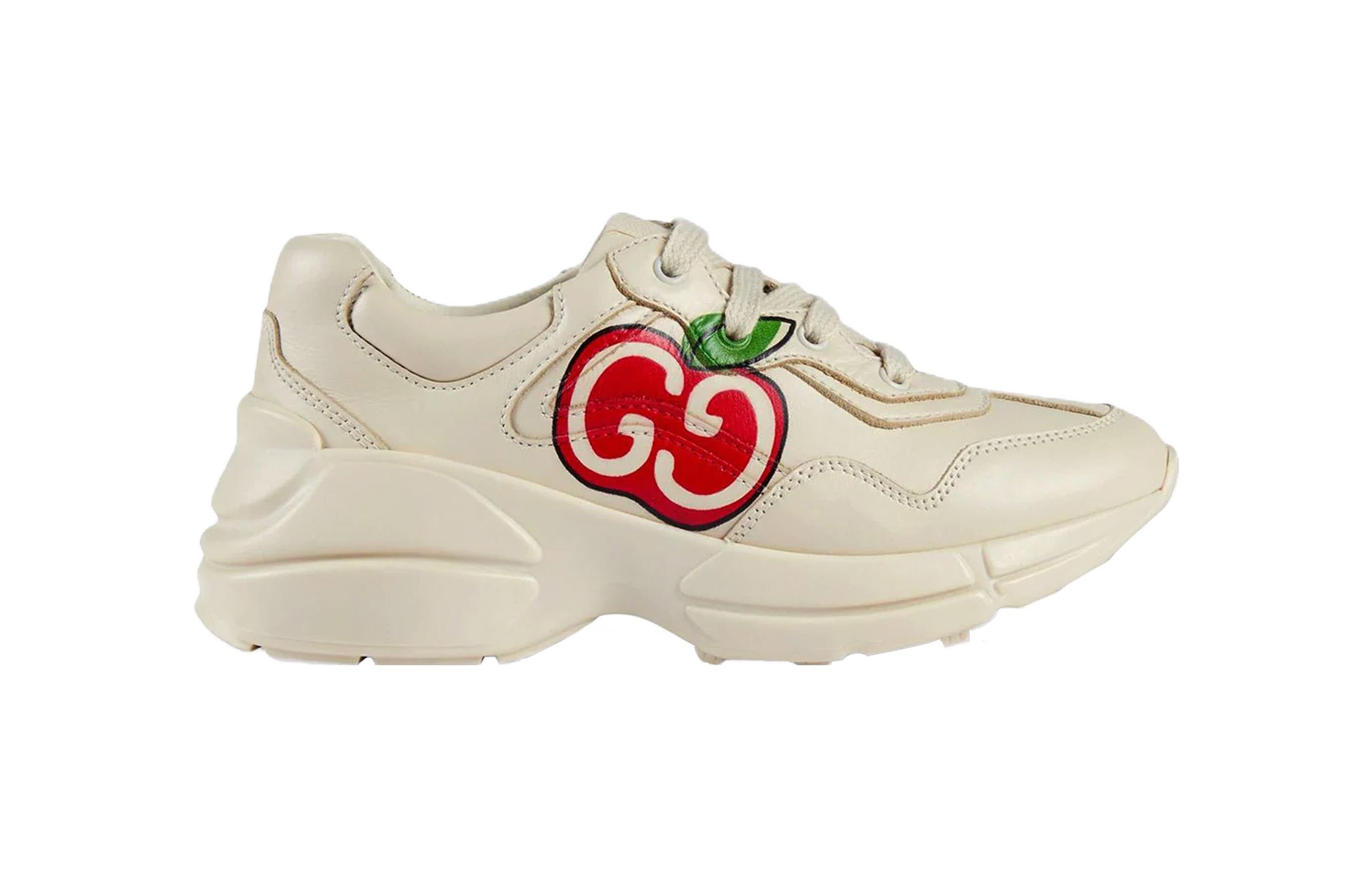 (WMNS) GUCCI Rhyton GG Sneakers 'Cream White' 611808-DRW00-9522 sold by KicksCrew product image thumbnail 2