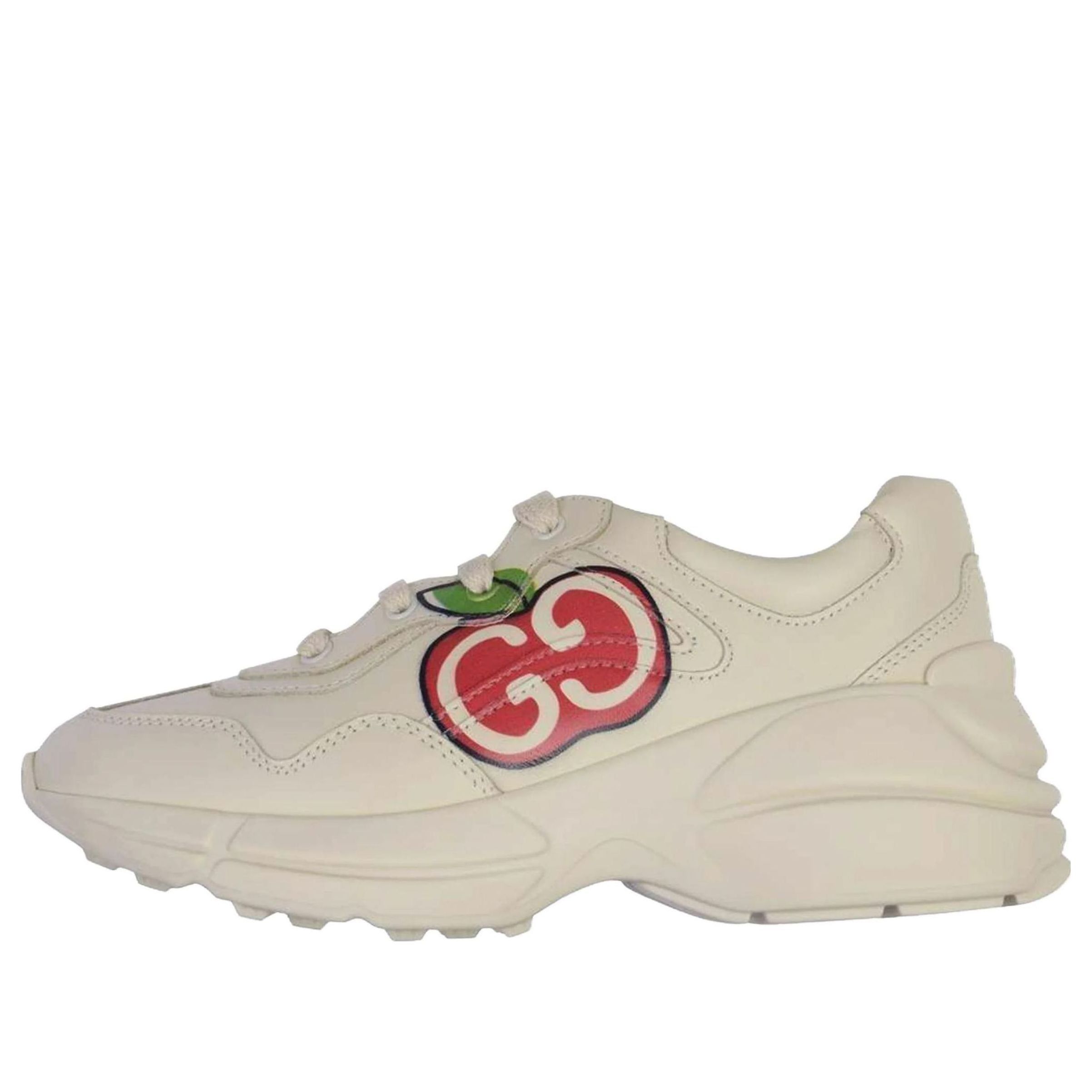 (WMNS) GUCCI Rhyton GG Sneakers 'Cream White' 611808-DRW00-9522 sold by KicksCrew