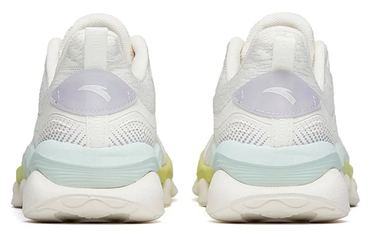 (WMNS) ANTA Running Series Sneakers 'White Green Blue' 122215555-4 sold by KicksCrew product image thumbnail 4