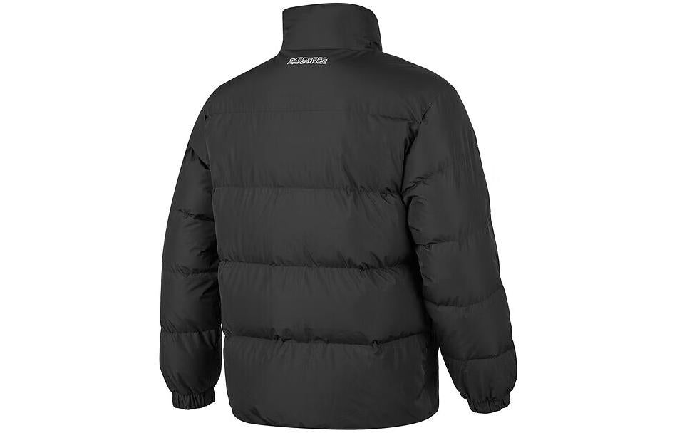 Skechers Letter Printed Waterproof Down Jacket 'Black' P423U038-0018 sold by KicksCrew product image thumbnail 2