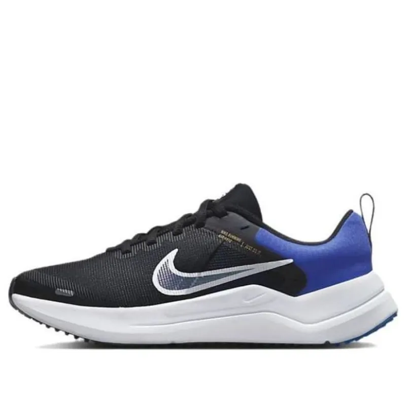(GS) Nike Downshifter 12 'Black Racer Blue' DM4194-006 sold by KicksCrew