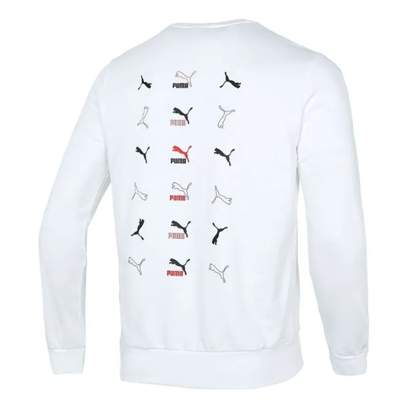 Puma Classics Graphic Long Sleeve T-Shirt 'White' 533144-02 sold by KicksCrew