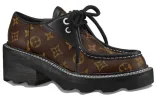 (WMNS) LOUIS VUITTON Beaubourg Platform Derby Shoes 'Brown' 1A5SS0 sold by KicksCrew