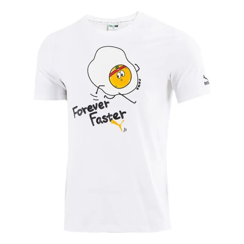 Puma Club Graphic T-Shirt 'White' 533197-02 sold by KicksCrew