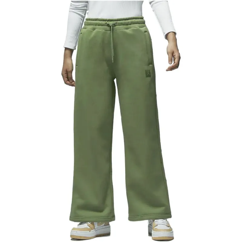 (WMNS) Air Jordan Flight Fleece Pants Asia Sizing 'Olive Green' FD7225-340 sold by KicksCrew