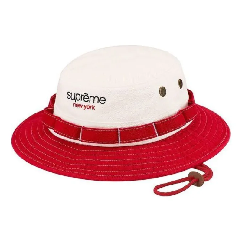 Supreme SS20 Week 15 Contrast Bucket Hat 'Red' SUP-SS20-700 sold by KicksCrew