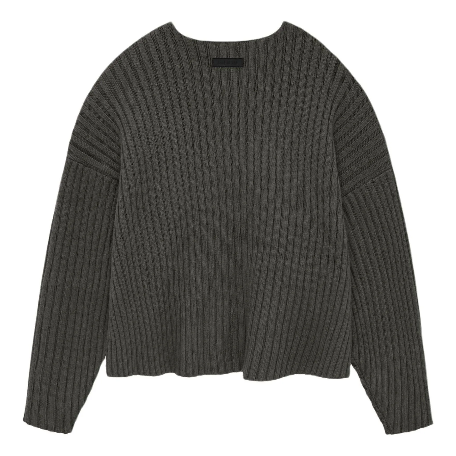 (WMNS) Fear of God Essentials SS24 Raw Neck Sweater 'Ink' 192SP244670F sold by KicksCrew product image thumbnail 2
