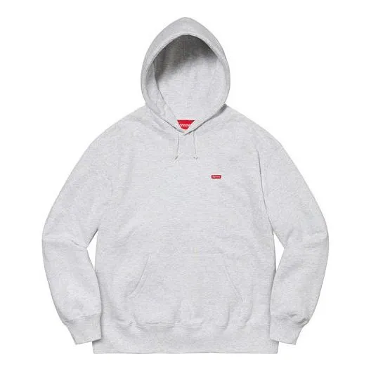 Supreme Small Box Hooded Sweatshirt 'Grey Red' SUP-SS22-301 sold by KicksCrew