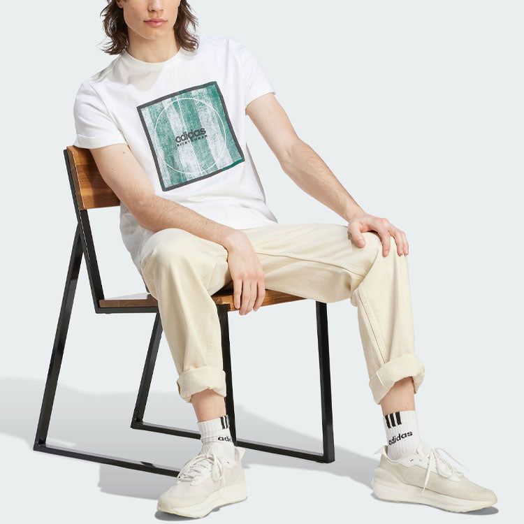 adidas Tiro Box Graphic T-Shirt 'White' II3595 sold by KicksCrew product image thumbnail 5