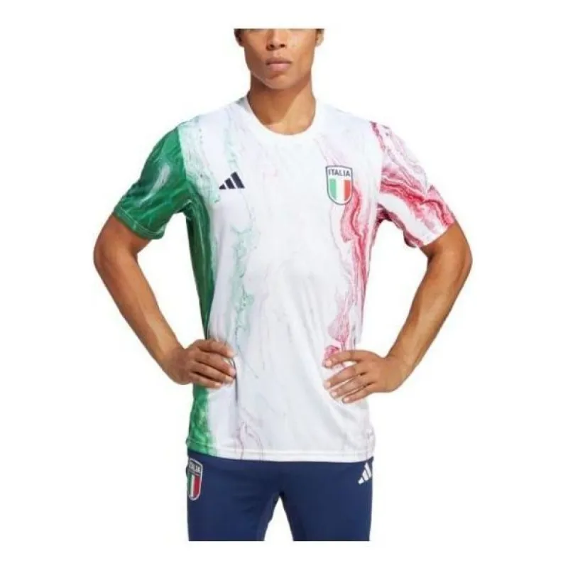 adidas Italy Pre-Match Jersey 'Green White Red' HS9868 sold by KicksCrew