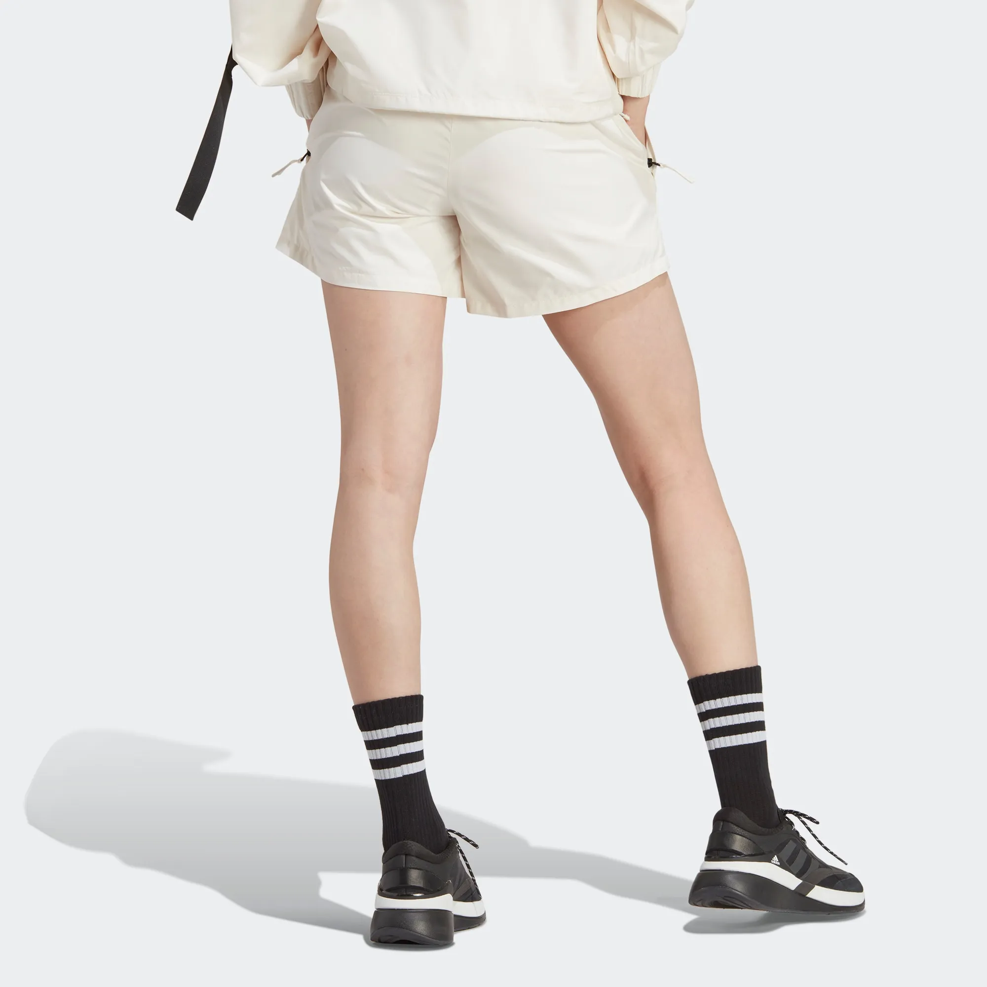 (WMNS) adidas Escape Shorts Asia Sizing 'White' HU0235 sold by KicksCrew product image thumbnail 3