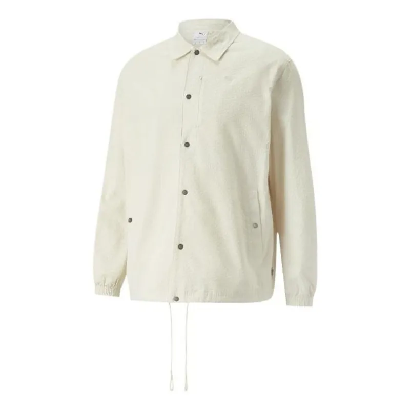 Puma Mmq Seersucker Shirt Jacket 'White' 533467-65 sold by KicksCrew