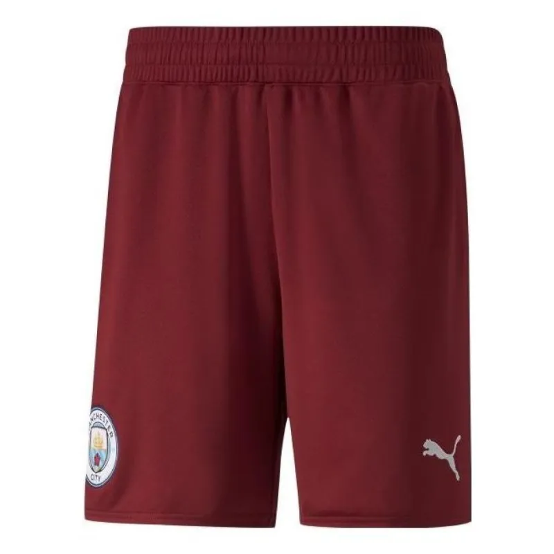 Puma MCFC CNY Logo Shorts 'Red' 765752-05 sold by KicksCrew
