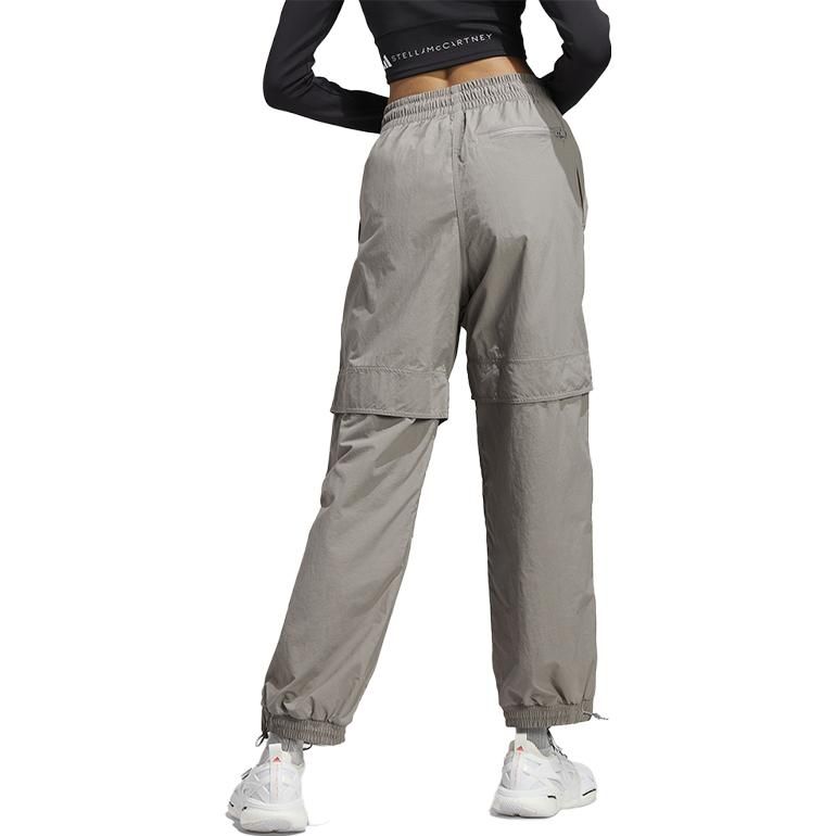(WMNS) adidas by Stella McCartney TrueCasuals Woven Solid Track Pants 'Grey' HS0036 sold by KicksCrew product image thumbnail 4