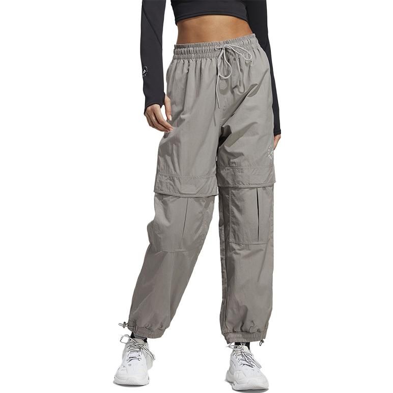 (WMNS) adidas by Stella McCartney TrueCasuals Woven Solid Track Pants 'Grey' HS0036 sold by KicksCrew product image thumbnail 3
