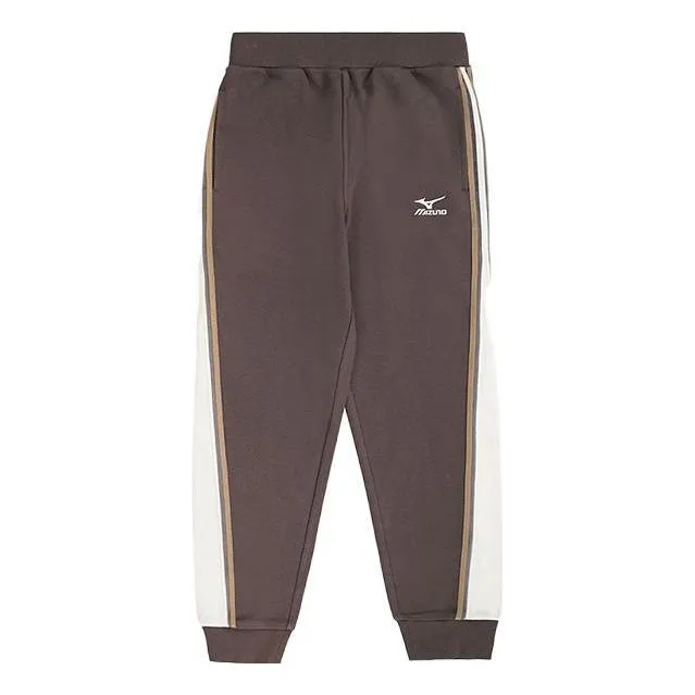 (GS) Mizuno Casual Track Pants 'Brown' 32CF3952 sold by KicksCrew