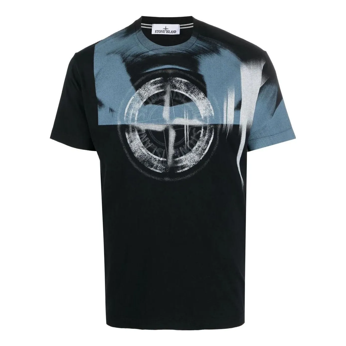 STONE ISLAND Graphic Print T-shirt 'Black' 77152NS88-V0029 sold by KicksCrew