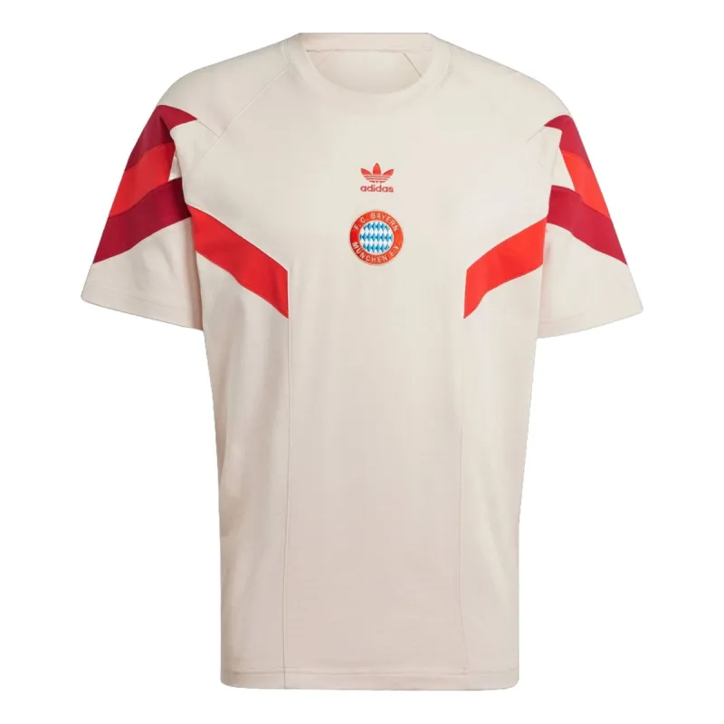 adidas FC Bayern OG T-Shirt 'Linen' IS6514 sold by KicksCrew