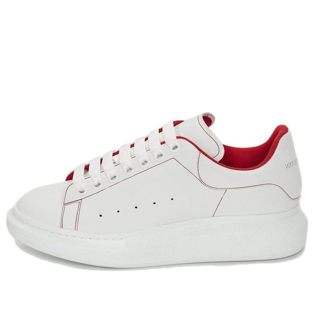 Alexander Mcqueen Oversized Sneaker 'White Lust Red' 682425W4RJ19676 sold by KicksCrew