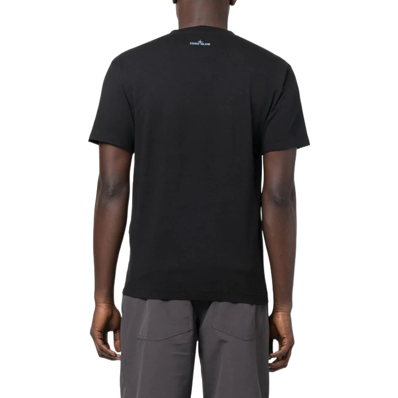 STONE ISLAND Graphic Print T-shirt 'Black' 77152NS88-V0029 sold by KicksCrew product image thumbnail 2