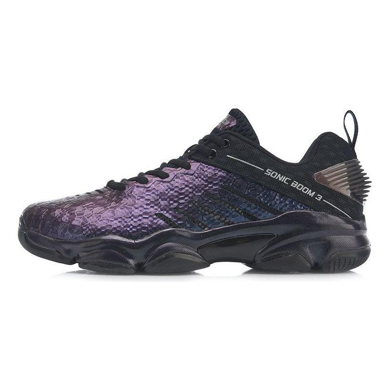 Li-Ning Sound Boom 3 'Purple Black' AYZP009-1 sold by KicksCrew