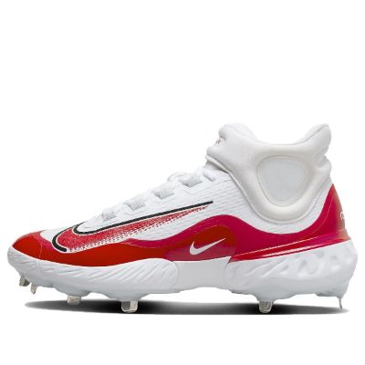 Nike Alpha Huarache Elite 4 Mid 'White University Red' FD2744-105 sold by KicksCrew