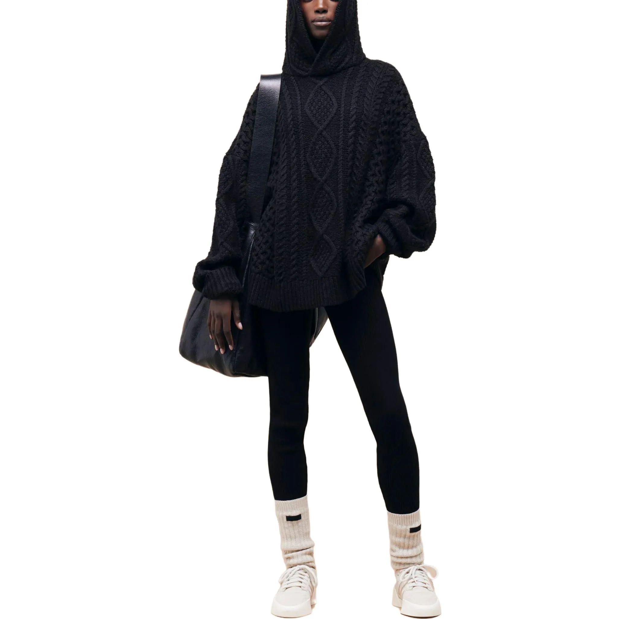 (WMNS) Fear of God Essentials FW23 Leggings 'Jet Black' 192BT235350FW sold by KicksCrew product image thumbnail 4