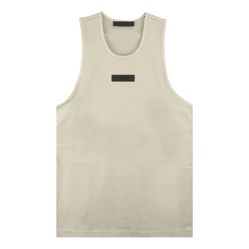 Fear of God Essentials SS24 Heavy Jersey Tank 'Seal' 125SP242045F sold by KicksCrew