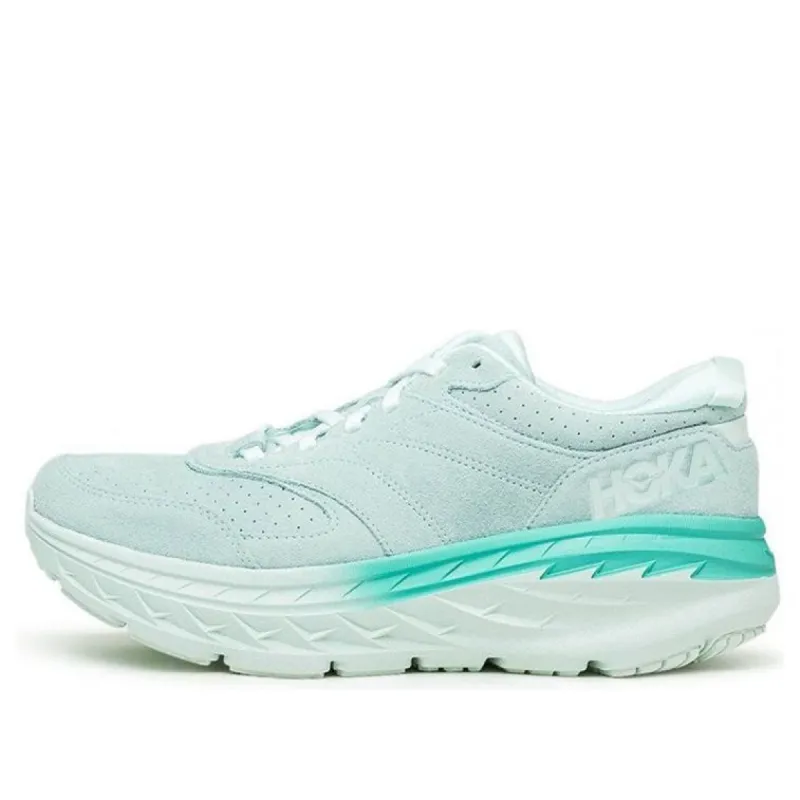 Hoka One One Bondi L Suede 'Blue Glass' 1122572-BGAT sold by KicksCrew
