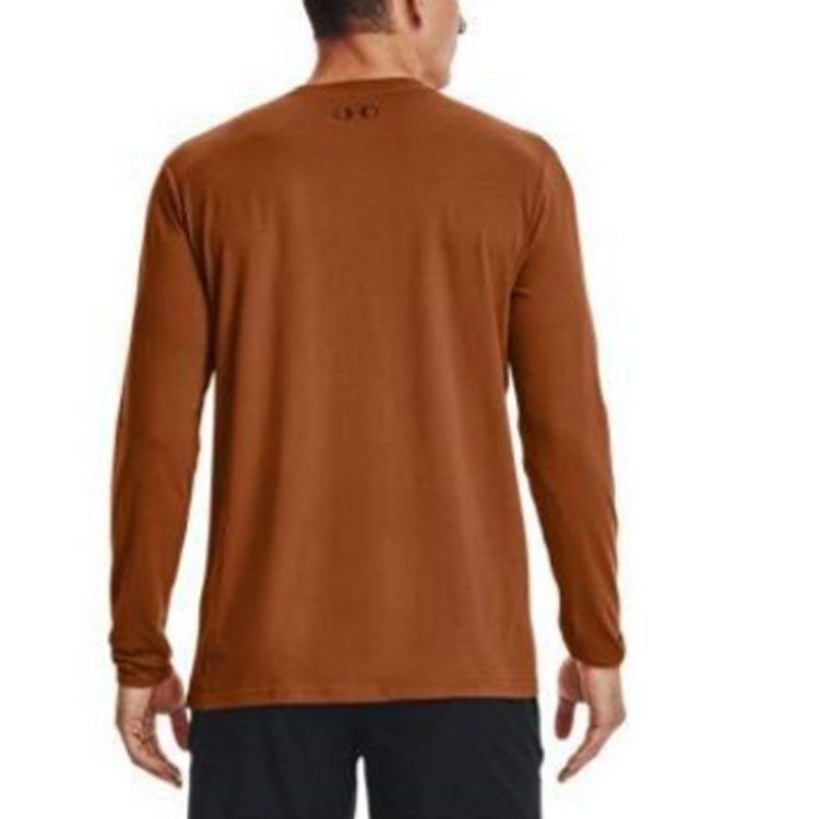 Under Armour Sportstyle Left Chest Long Sleeve T-shirt 'Brown' 1329585-292 sold by KicksCrew product image thumbnail 4
