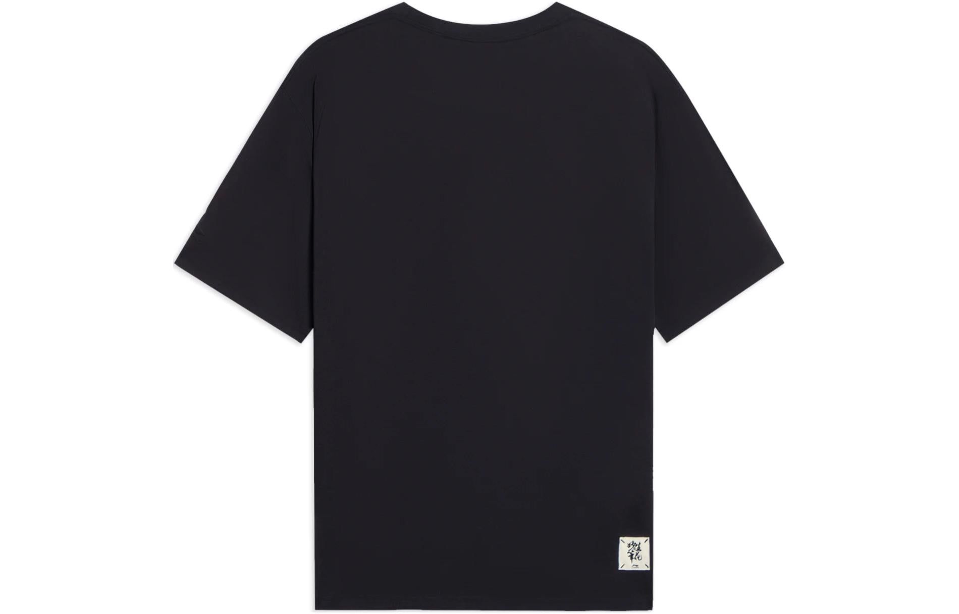 Li-Ning Floral Cartoon Graphic T-shirt 'Black' AHSS753-4 sold by KicksCrew product image thumbnail 2