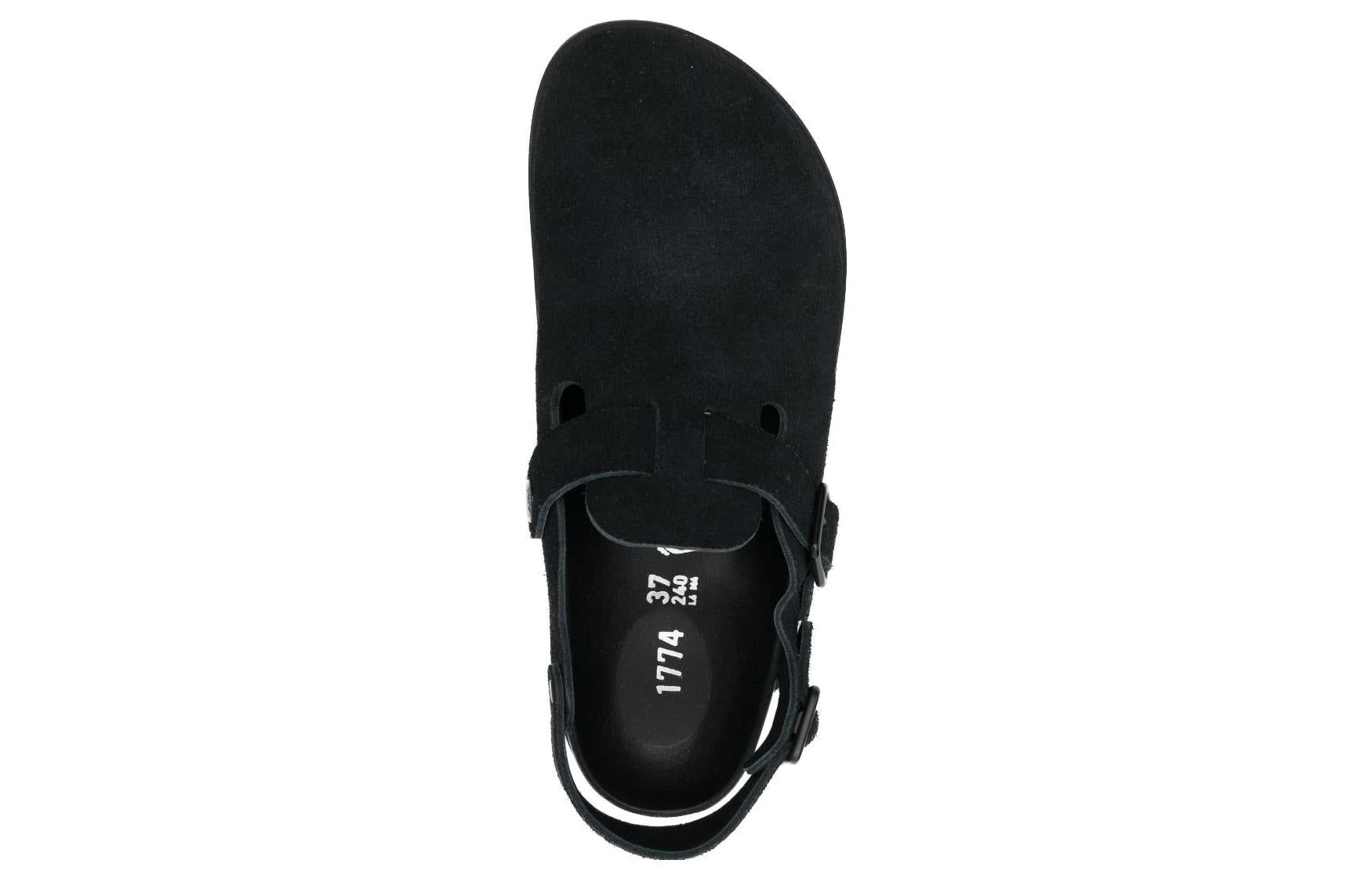(WMNS) Birkenstock 1774 IV Tokio Suede Leather Narrow Fit 'Black' 1025944 sold by KicksCrew product image thumbnail 5