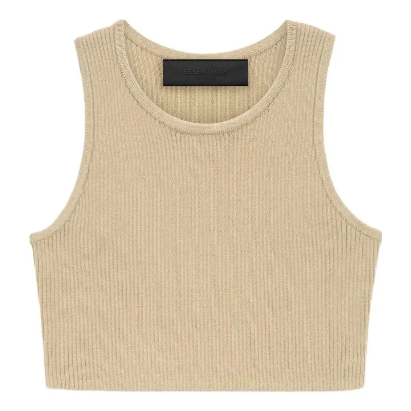 (WMNS) Fear of God Essentials FW23 Sport Tank 'Gold Heather' 192BT235343FW sold by KicksCrew