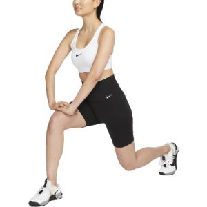 (WMNS) Nike Swoosh Medium Support Sports Bra 'White' DX6822-100 sold by KicksCrew